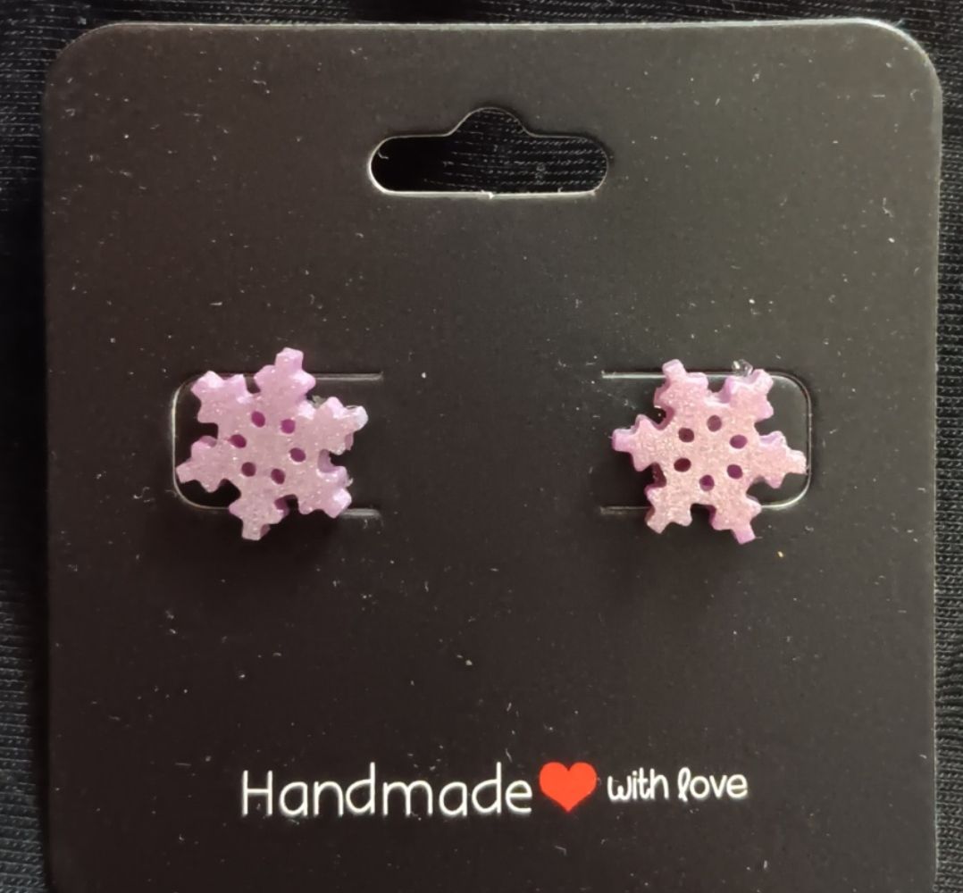 Snowflake Earrings (variety of colours)