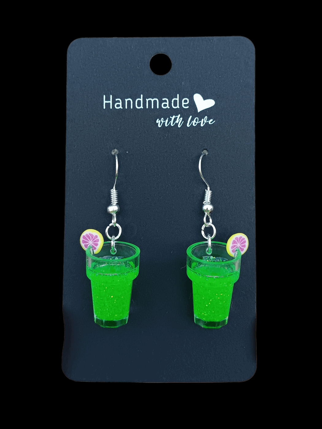 Summer Drink Earrings (variety of colours)