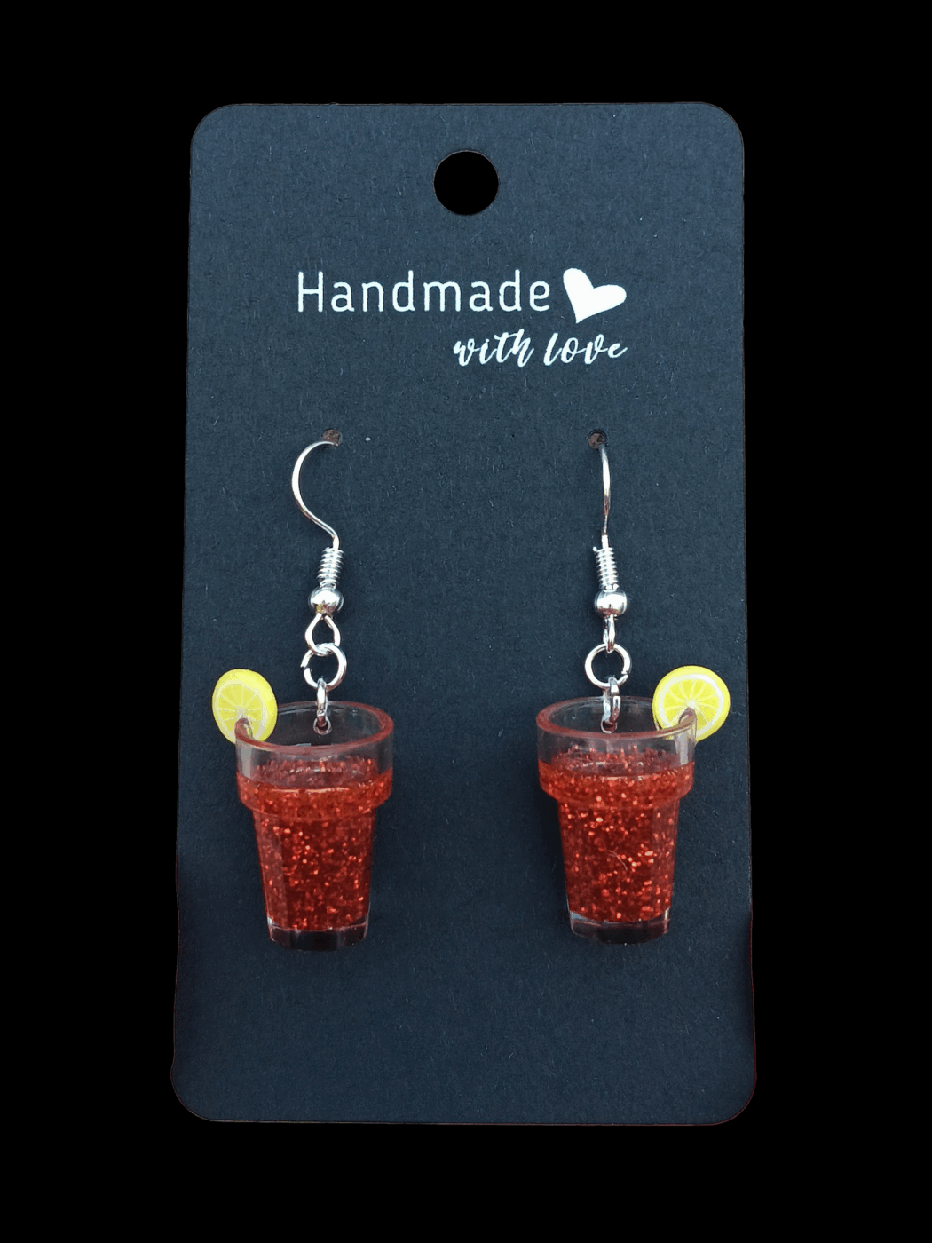 Summer Drink Earrings (variety of colours)