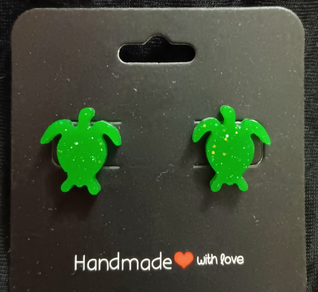 Turtle Earrings (variety of colours)
