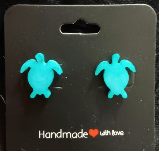 Turtle Stud Earrings (variety of colours)