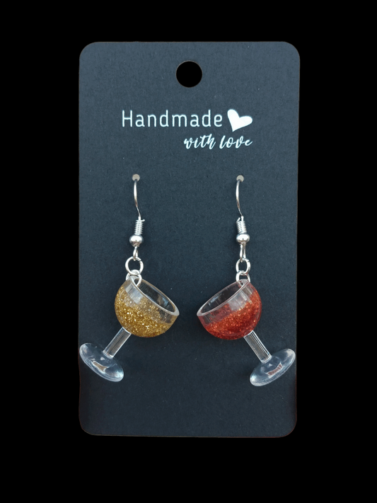 Wine Earrings (variety of colours)