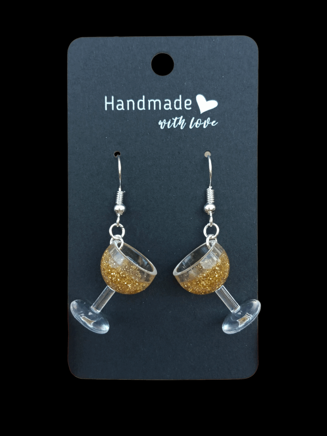 Wine Earrings (variety of colours)
