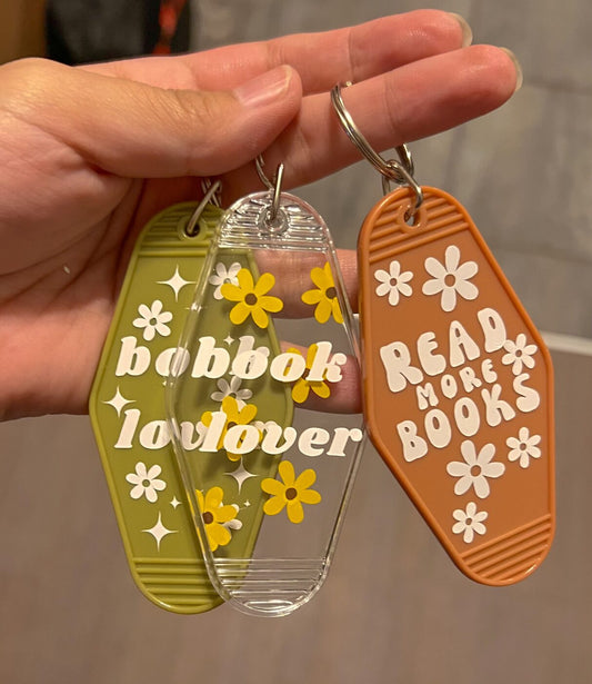 Book Lover - Motel Bookish Keychain