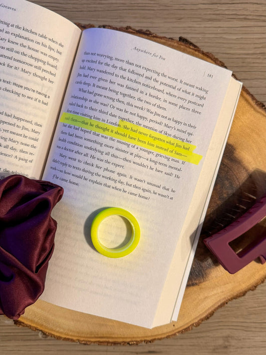 Neon Yellow Highlighter Tape