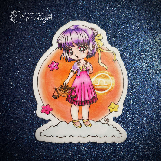 Astro Girls Sticker - Libra