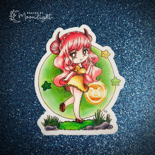 Astro Girls Sticker - Taurus