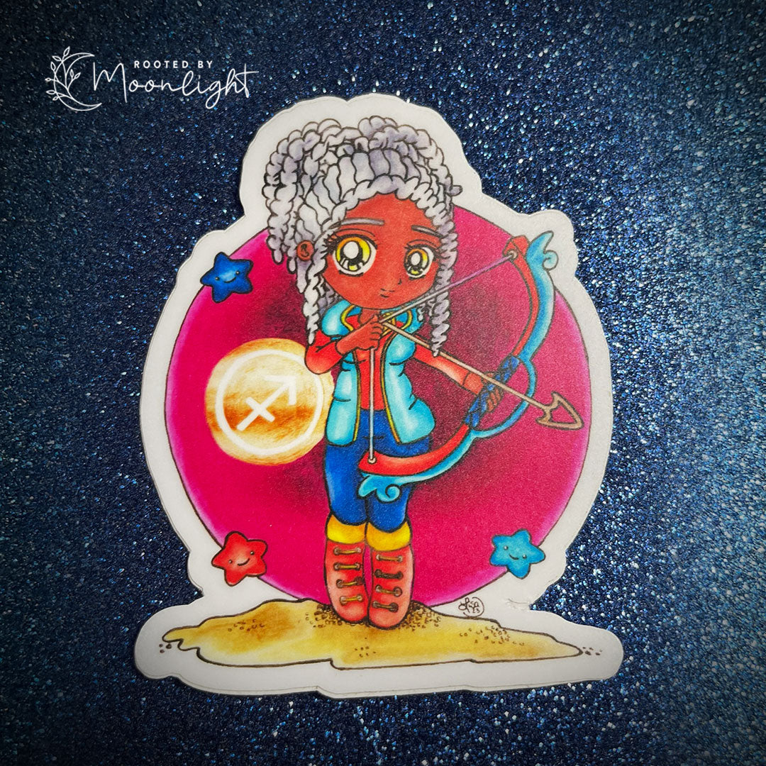 Astro Girls Sticker - Sagittarius