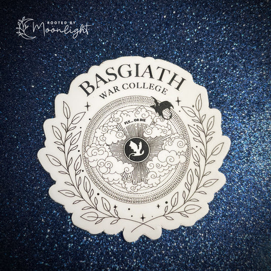 Fourth Wing Basgiath War College Vinyl Sticker