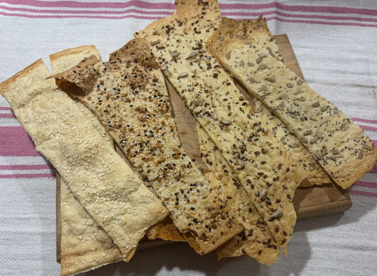 Artisanal Sourdough Crackers