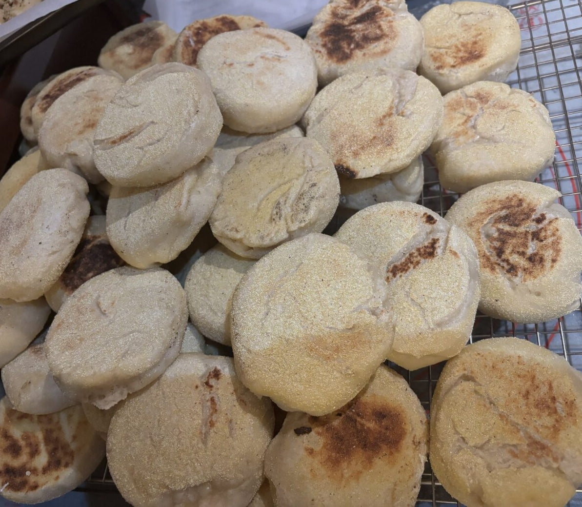 Artisanal Sourdough English Muffins