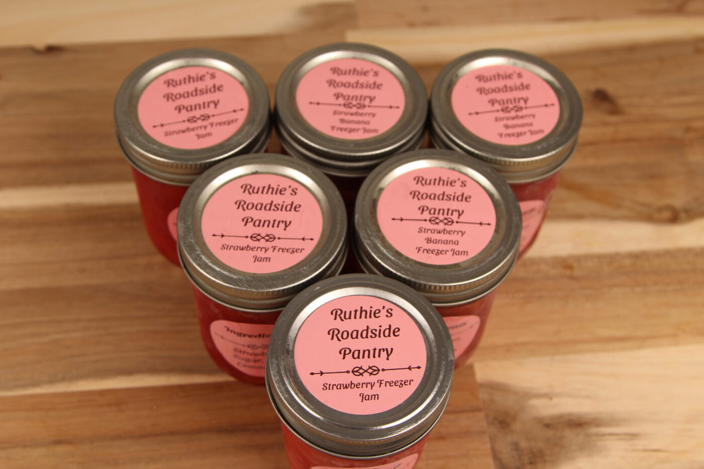 Strawberry Homemade Freezer Jam
