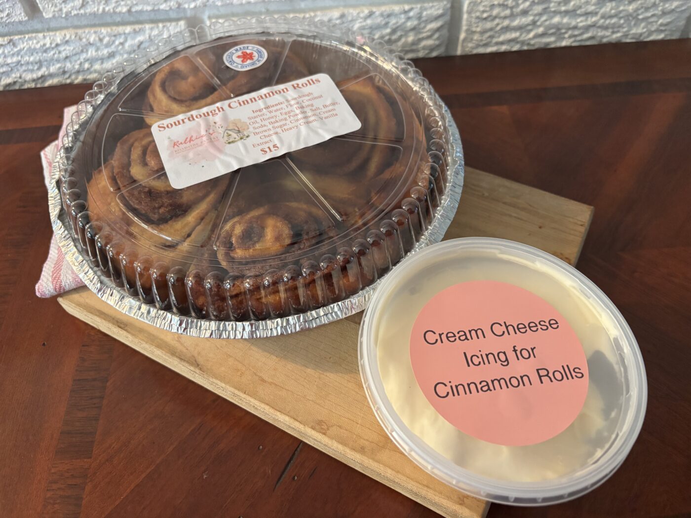 Sourdough Cinnamon Rolls with Cream Cheese Icing