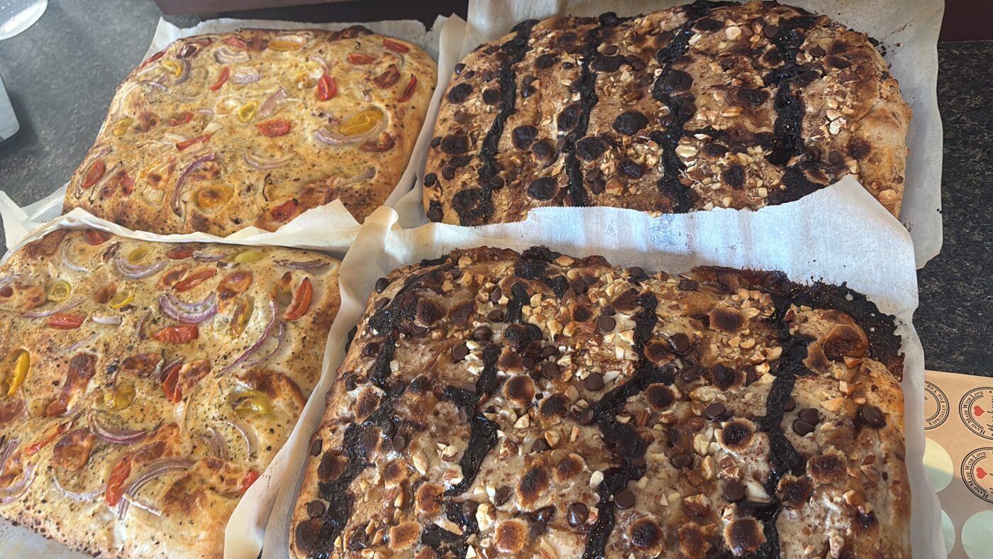 Artisanal Sourdough Focaccia - Traditional Long Fermentation (980g)