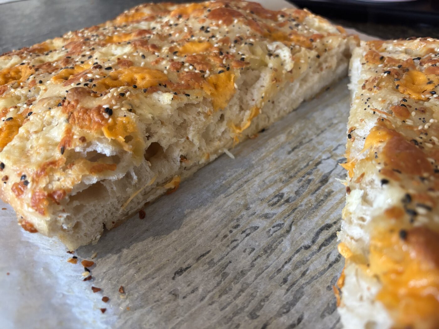 Artisanal Sourdough Focaccia - Traditional Long Fermentation (980g)