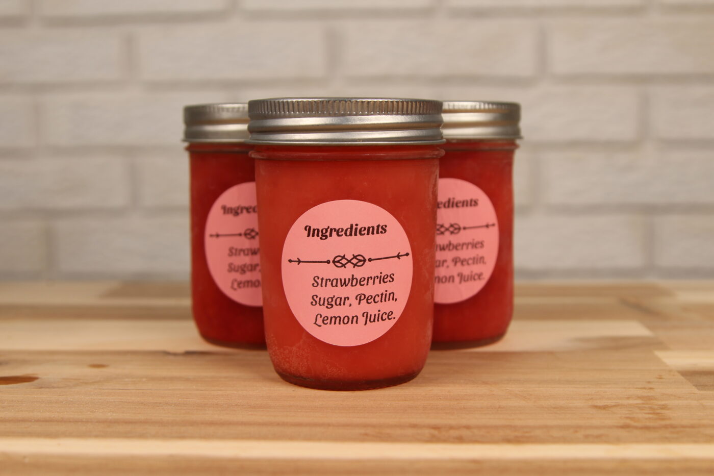 Strawberry Homemade Freezer Jam