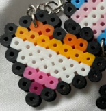 DIY PRIDE Heart Bead Keychain Kit