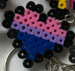 DIY PRIDE Heart Bead Keychain Kit