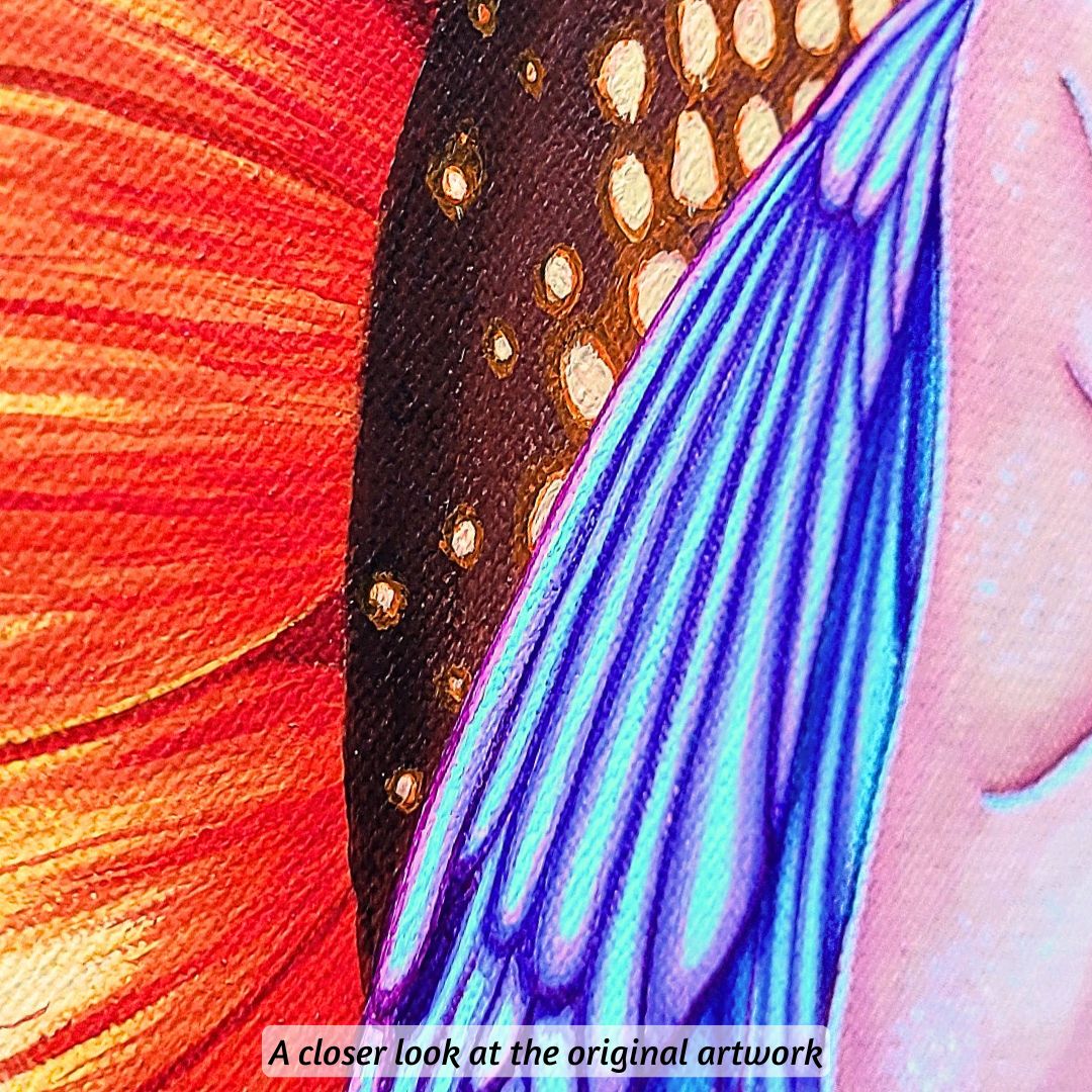 Sunflower Fae-Dreams Art Print