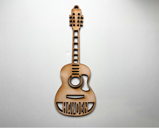 Acoustic Guitar Ornament – Customizable