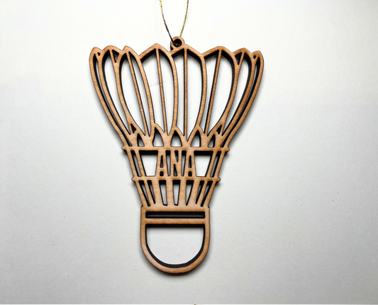 Badminton Ornament – Customizable