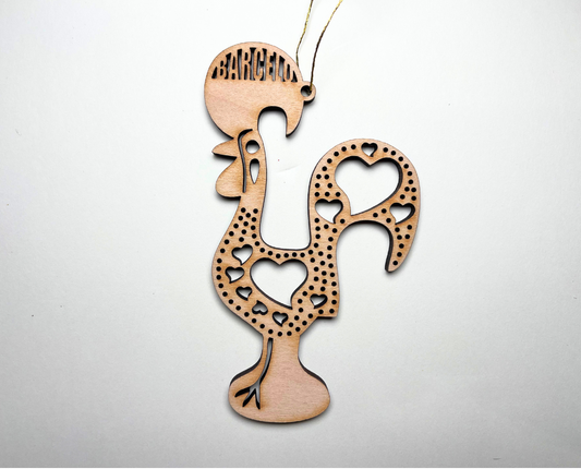 Barcelo’s Rooster Ornament – Customizable