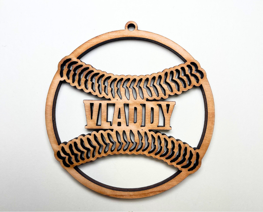 Baseball Ornament – Customizable