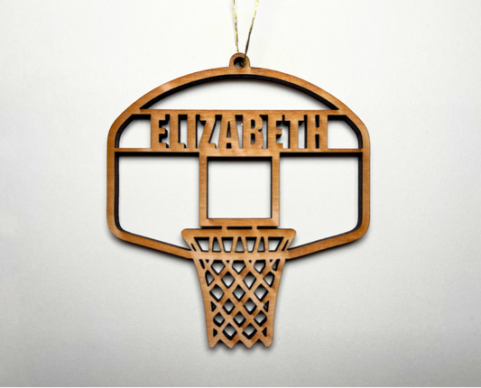 Basketball Net Ornament – Customizable