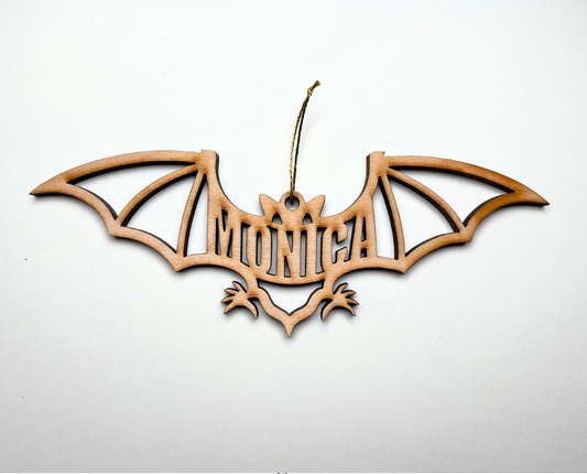 Bat Ornament – Customizable