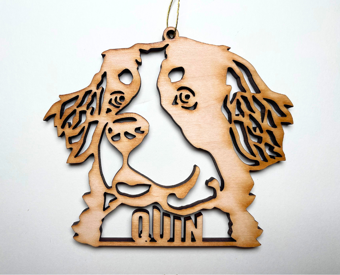 Bernese Mountain Dog Ornament – Customizable
