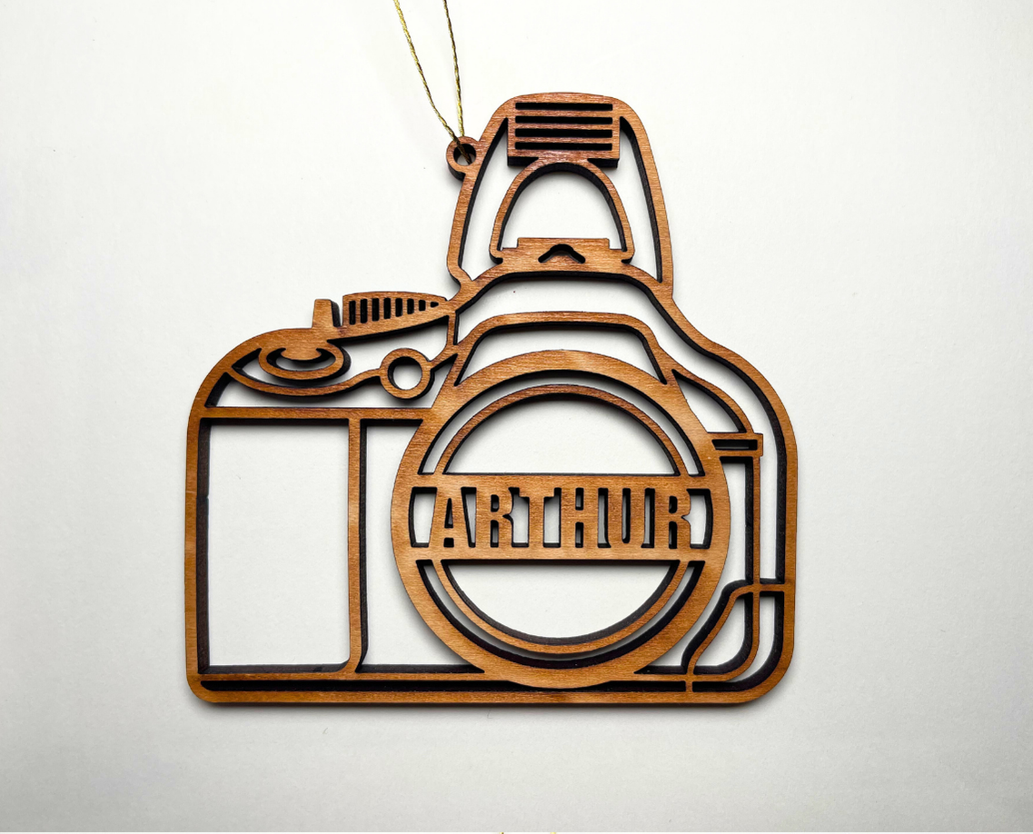 Camera Ornament – Customizable