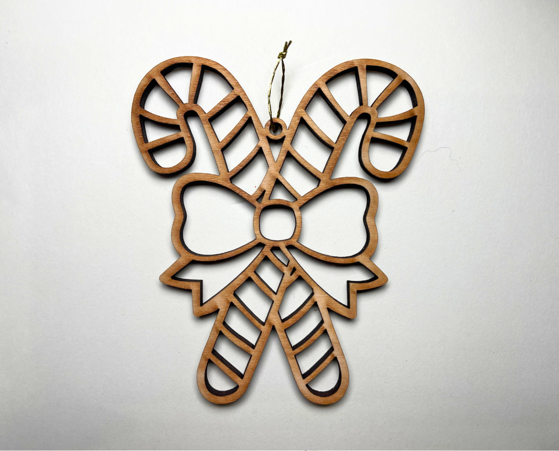 Candy Cane Ornament – Plain