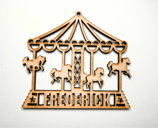 Carousel Ornament – Customizable