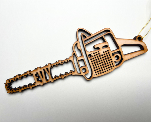 Chainsaw Ornament – Customizable