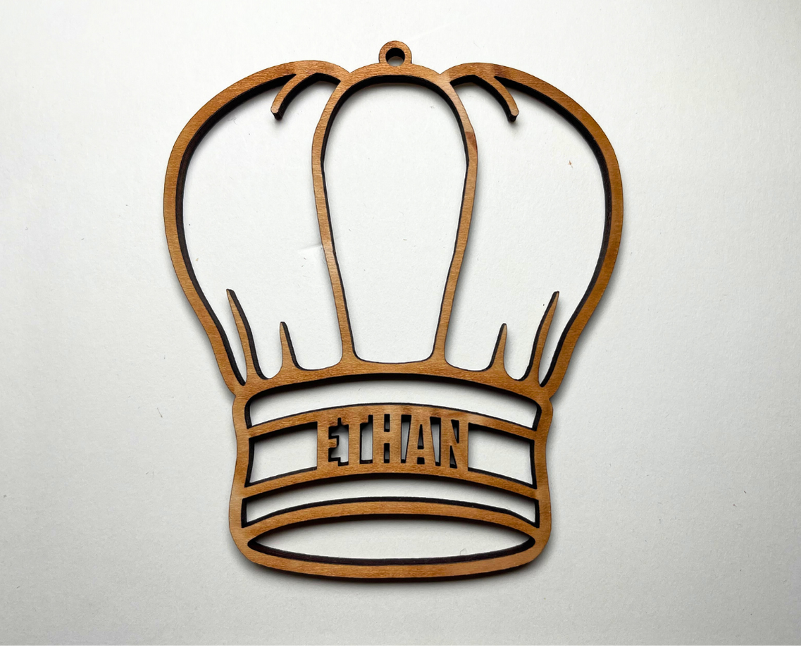 Chef’s Hat Ornament – Customizable