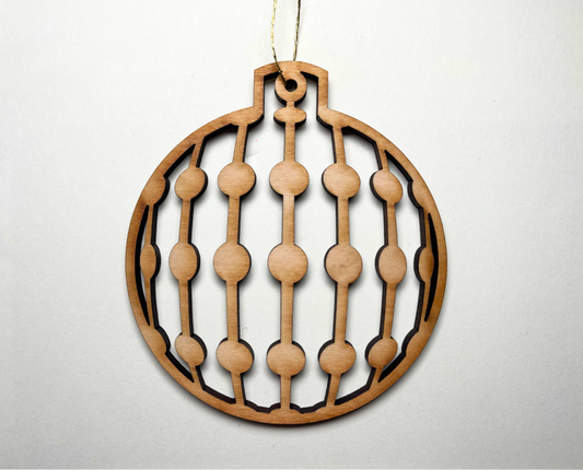 Christmas Bulb Ornament – Plain