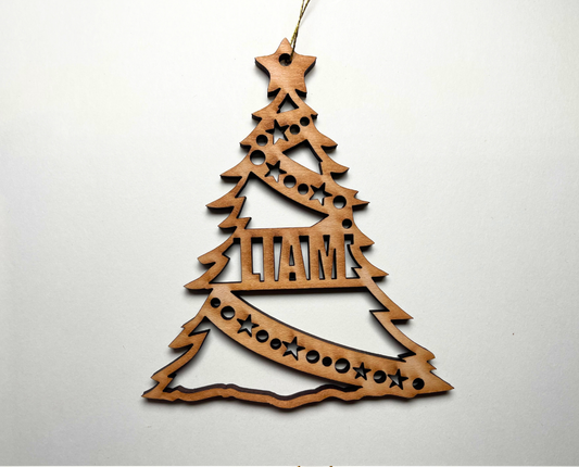 Christmas Tree Ornament – Customizable