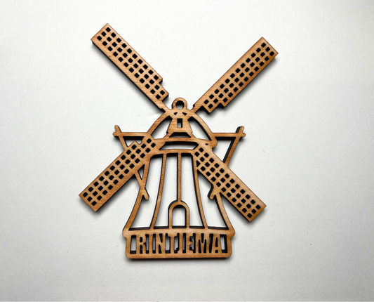 Dutch Windmill Ornament – Customizable