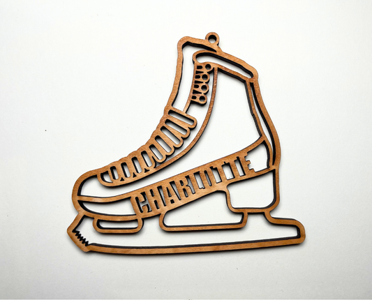 Figure Skate Ornament – Customizable