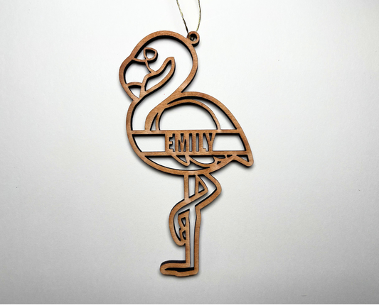Flamingo Ornament – Customizable
