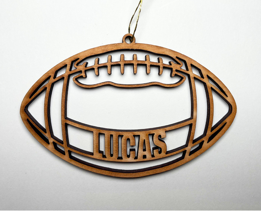 Football Ornament – Customizable