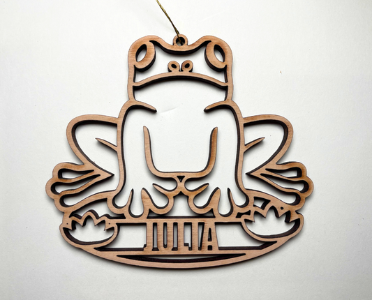 Frog Ornament – Customizable