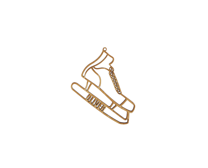 Hockey Skate Ornament – Customizable