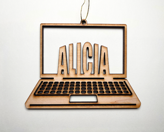 Laptop Ornament – Customizable