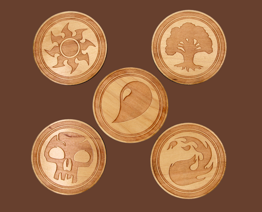 Magic the Gathering Coasters (Set of 5)