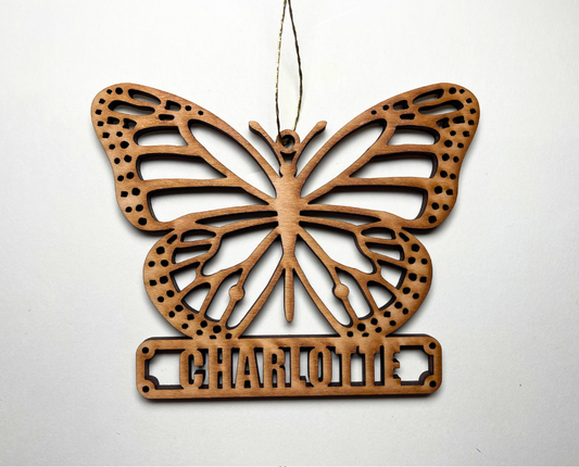 Monarch Butterfly Ornament – Customizable