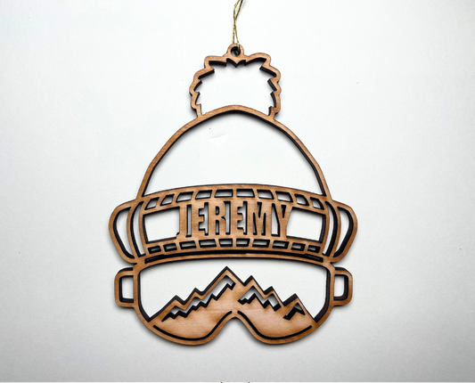 Mountain View Ornament – Customizable