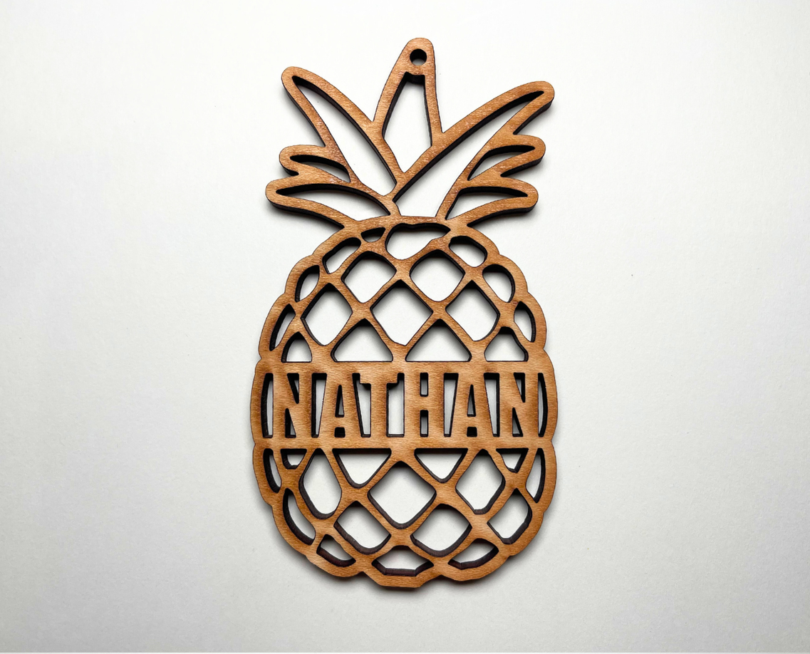 Pineapple Ornament – Customizable