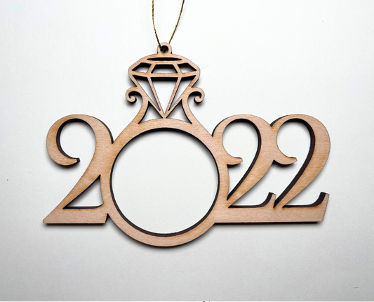 Ring & Year Ornament – Customizable