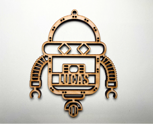Robot Ornament – Customizable